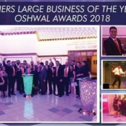 Chandaria Industries wins 'Large Business of the Year Award' at Oshwal Awards 2018