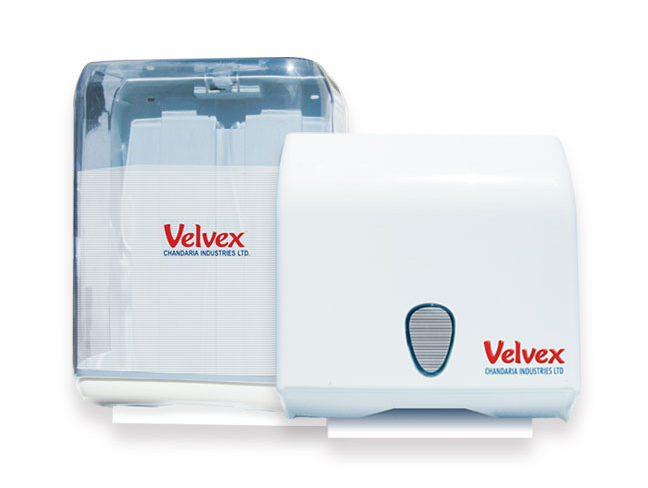 Velvex Single Sheet Hand Paper Towel Dispenser - White