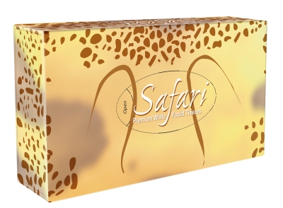 Safari Cheetah Premium Facial Tissues