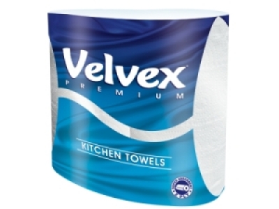 Velvex Premium Kitchen Towel Twin Pack