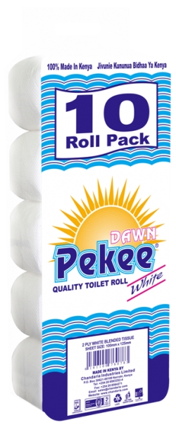 Dawn Pekee White Toilet Tissue - 10 Pack