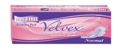 Velvex Normal Value Pack (14+2 Free) Sanitary Napkin
