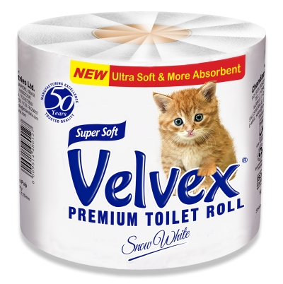 Velvex Premium Toilet Tissue - Single
