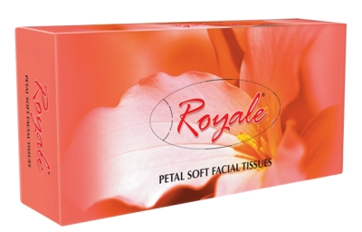 Royale Petal Soft Facial Tissues - Red Box